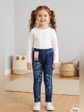 Girls stretchy jeans